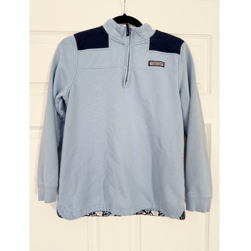 Girls Vineyard Vines Light Blue Shep Shirt size XL/16